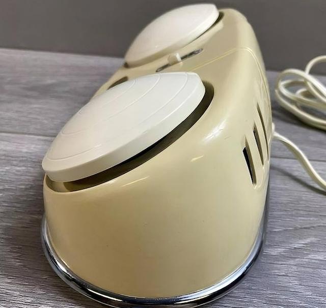 A retro classic that brought relaxation and relief to tired feet, once a staple in many homes.